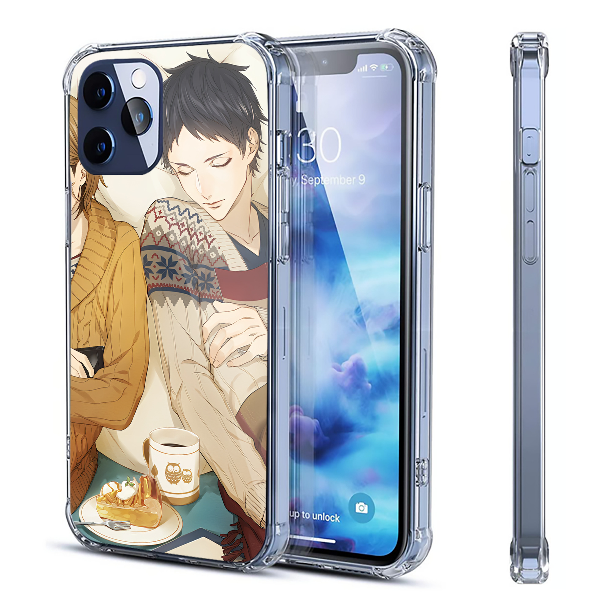 （画像用） ハイキュー!! Haikyu!! 【iPhone 12シリーズ対応】透明スマホケース（クリアソフトケース）